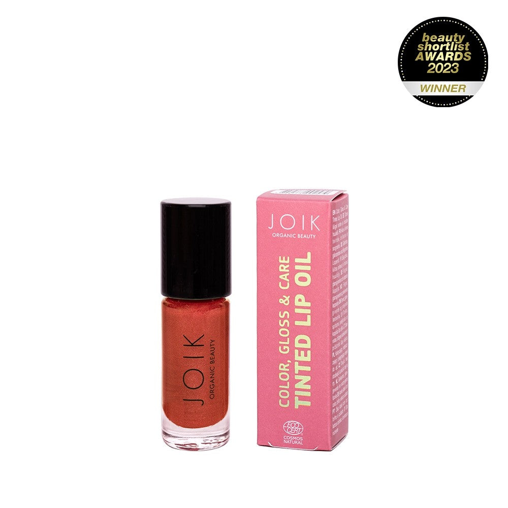 JOIK Organic Beauty Colour, Gloss & Care Lip Oil - 03 Rusty Shimmer