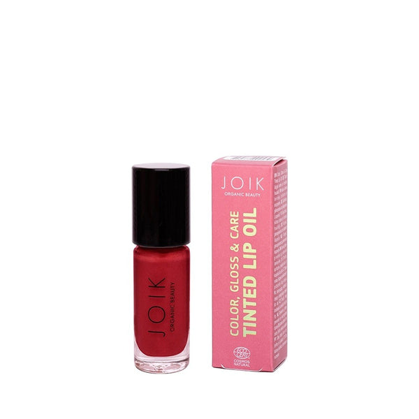 JOIK Organic Beauty Colour, Gloss & Care Lip Oil - 04 Ruby Red