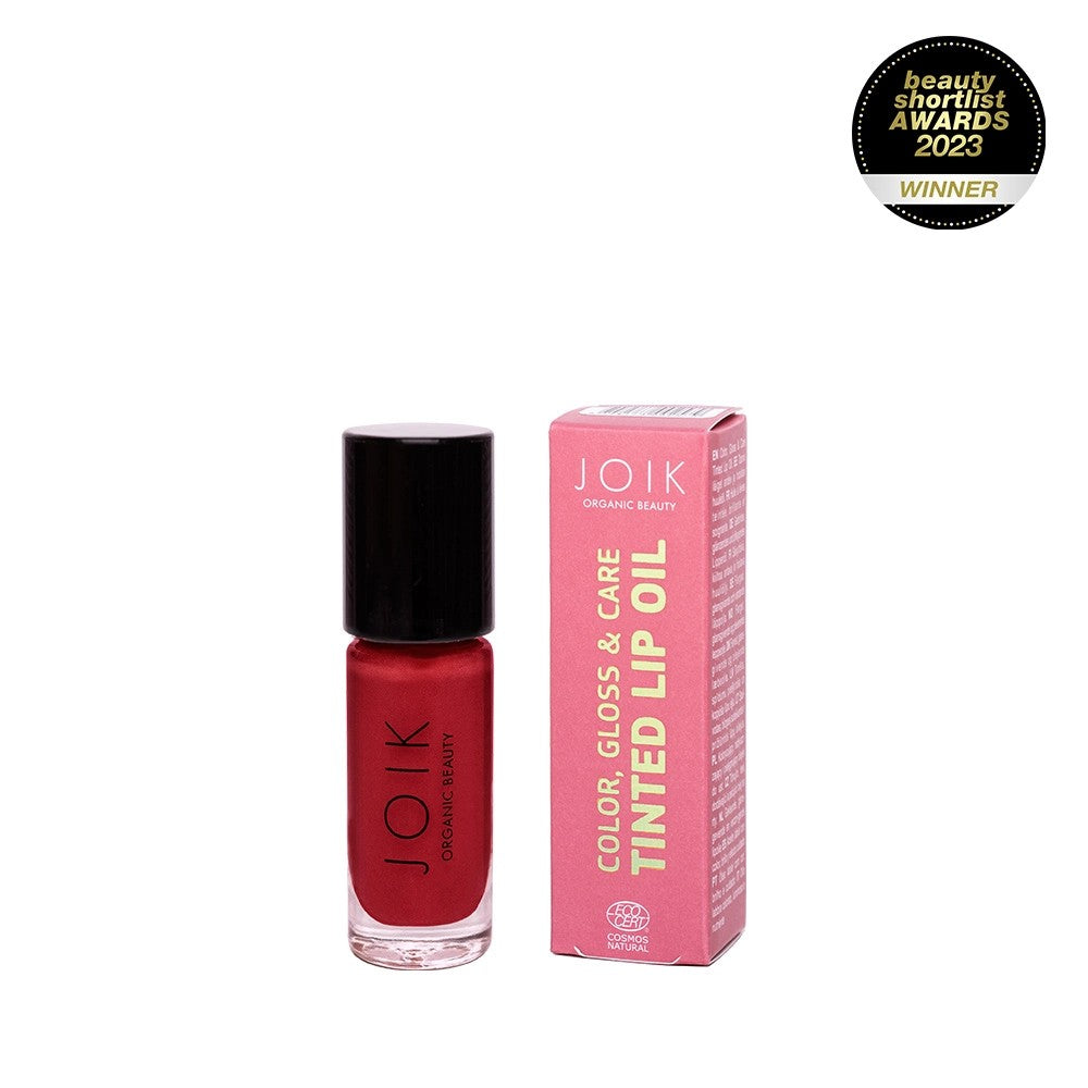 JOIK Organic Beauty Colour, Gloss & Care Lip Oil - 04 Ruby Red