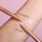 Organic Beauty Dual-Ended Highlighter and Concealer Stick - 01