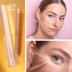 Organic Beauty Dual-Ended Highlighter and Concealer Stick - 02