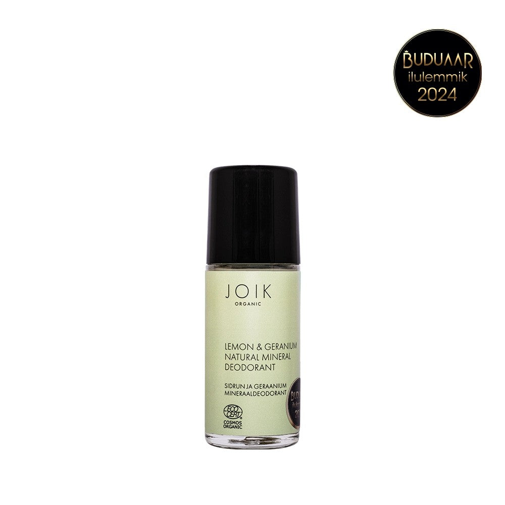 Organic Lemon & Geranium Natural Mineral Deodorant COS ORG 50 ml 